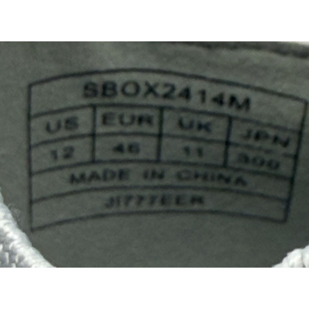 Bruno Marc Knit Oxford Men's Shoes Sz 12 Gray Wingtip Brogue Excellent Condition - Picture 2 of 8